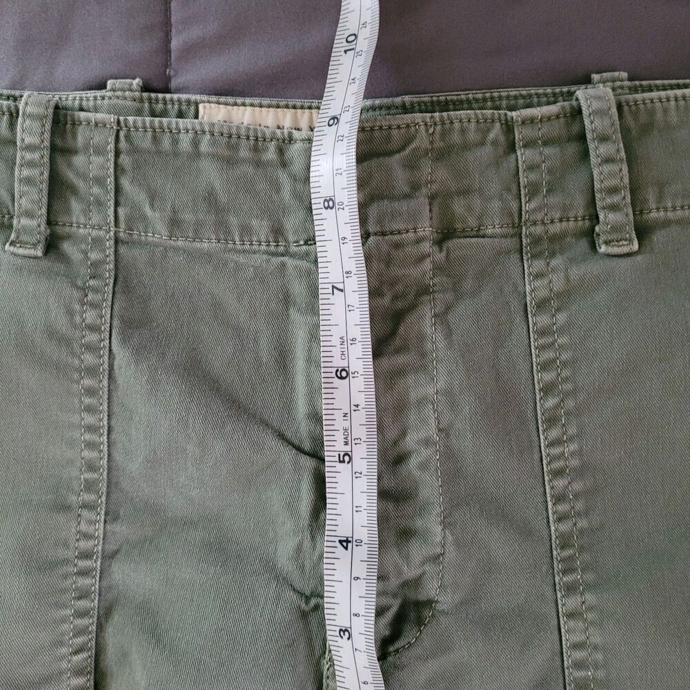Nili Lotan Cargo Cropped Jogger Military Pants Women Size 4 111/88 80NL Green - Picture 6 of 8